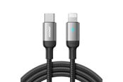 USB - Joyroom Extraordinary Series A10 Lightning / USB-C PD 20W cable 1.2 m - black - 6956116720018