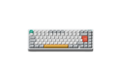 Tastatur - NuPhy Halo75 V2 Ionic White - Lemon - Gamingtastatur - Uten numpad - Nordisk - Hvit - 0205057