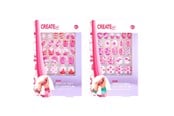 Kreative leker - CREATE IT! Self-adhesive nail set 1 pcs - assorted - 884534BV1