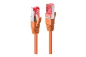 Nettverkskabel - Lindy patch cable - 50 cm - orange - Oransje - 0.5m - 47806