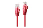 Nettverkskabel - Lindy patch cable - 5 m - red - Rød - 5m - 48035
