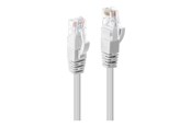 Nettverkskabel - Lindy patch cable - 30 cm - white - Hvit - 0.3m - 48090