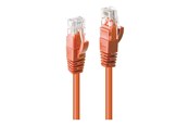 Nettverkskabel - Lindy patch cable - 2 m - orange - Oransje - 2m - 48108