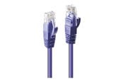 Nettverkskabel - Lindy patch cable - 50 cm - purple - Purpur - 0.5m - 48121