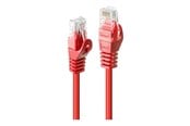 Nettverkskabel - Lindy Basic patch cable - 50 cm - red - Rød - 0.5m - 48181