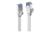 Nettverkskabel - Lindy patch cable - 3 m - white - Hvit - 3m - 47543