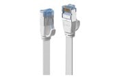 Nettverkskabel - Lindy patch cable - 5 m - white - Hvit - 5m - 47544