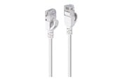 Nettverkskabel - Lindy patch cable - 50 cm - grey - Grå - 0.5m - 47581