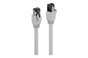 Nettverkskabel - Lindy patch cable - 50 cm - grey - Grå - 0.5m - 47441