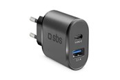 Mobil - Adaptere og ladere - SBS 10W Charger - 2.1A - Black - TETRAVUSBTC2AFAST