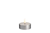 Dekorasjon - Moods & More LED Melted tealight - Metal silver finish - M12-MS063025