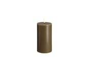 Dekorasjon - Moods & More LED pillar candle - Dark sand - 74x150 mm - M30-DS074150