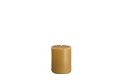 Dekorasjon - Moods & More LED pillar candle - Honey mustard - 74x100 mm - M30-HM074100