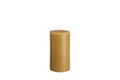 Dekorasjon - Moods & More LED pillar candle - Honey mustard - 74x150 mm - M30-HM074150
