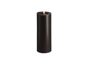 Dekorasjon - Moods & More LED pillar candle - Melted Charcoal 74x200 mm - M31-CC074200
