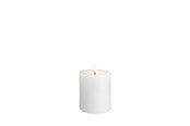 Dekorasjon - Moods & More LED pillar candle - Melted Classic white - 74x100 mm - M31-CW074100