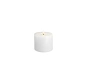 Dekorasjon - Moods & More LED pillar candle - Melted Classic white - 99x100 mm - M31-CW099100