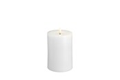 Dekorasjon - Moods & More LED pillar candle - Melted Classic white - 99x150 mm - M31-CW099150