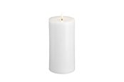 Dekorasjon - Moods & More LED pillar candle - Melted Classic white - 99x200 mm - M31-CW099200