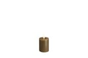 Dekorasjon - Moods & More LED pillar candle - Melted Dark sand - 49x75 mm - M31-DS049075