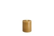 Dekorasjon - Moods & More LED pillar candle - Melted Honey mustard - 74x100 mm - M31-HM074100