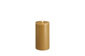 Dekorasjon - Moods & More LED pillar candle - Melted Honey mustard - 74x150 mm - M31-HM074150