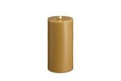 Dekorasjon - Moods & More LED pillar candle - Melted Honey mustard - 99x200 mm - M31-HM099200