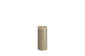 Dekorasjon - Moods & More LED pillar candle - Melted Kit grey - 49x125 m - M31-KG049125