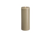 Dekorasjon - Moods & More LED pillar candle - Melted Kit grey - 74x200 mm - M31-KG074200