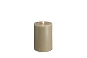 Dekorasjon - Moods & More LED pillar candle - Melted Kit grey - 99x150 mm - M31-KG099150