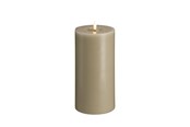 Dekorasjon - Moods & More LED pillar candle - Melted Kit grey - 99x200 mm - M31-KG099200