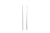 Dekorasjon - Moods & More LED taper candle - Slim - Classic white - 23x300 mm - 2 pcs - M50-CW023300
