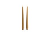Dekorasjon - Moods & More LED taper candle - Slim - Honey mustard - 23x300 mm - 2 pcs - M50-HM023300