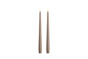 Dekorasjon - Moods & More LED taper candle - Slim - Sand - 23x300 mm - 2 pcs - M50-SD023300