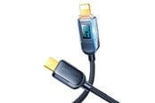 USB - Joyroom A4 USB-C / Lightning Cable 20W 1.2m with display - black - 6956116731106