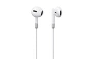 Hodetelefoner - Joyroom JR-EW01 in-ear wired mini jack headphones with remote control - white - 6956116769833