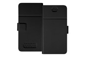 Mobil - Deksel og etui - SBS Universal Book Slim case for Smartphone up to 5.5" - Black - TEBOOKSLIMUN55K