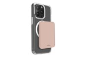 Nødlader - Puro Power Bank Wireless “Mini Power Mag” 4200 mAh for iPhone Nødlader - Beige - 4200 mAh - PUFCBB40P2MAGBEG