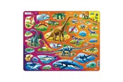 Puslespill - Selecta Play Larsen Jigsaw Puzzle Animals Nature Historical 85 pcs. 2D Puslespill - LA-HL1-NL