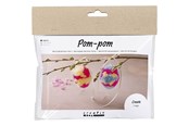 Arts & Crafts - Tilbehør - Creativ Company - Mini Hobbyset Pompom Egg 2pcs. - 977664