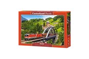 Puslespill - Selecta Play Castorland Jigsaw Puzzle Train on the Bridge 500pcs. 2D Puslespill - B-52462