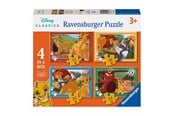 Puslespill - Ravensburger Disney Lion King Puzzle - 4 Puzzles Gulv - 120040255
