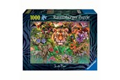 Puslespill - Ravensburger Jigsaw Puzzle Jungle Tiger 1000 pcs. Gulv - 120012733