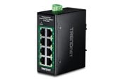 Switch/splitter - TRENDnet TI-PELC80 - Version V1.xR - switch - industrial mini - 8 ports - TAA Compliant - TI-PELC80