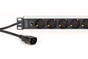Strømkabel (ekstern) - DIGITUS 9-Port - 1U - Aluminum PDU - DN-95437