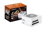 Strømforsyning (PSU) - GIGABYTE UD850GM PG5 V2 ICE Strømforsyning (PSU) - 850 Watt - 120 mm - ATX 3.1 - 80 Plus Gold sertifisert - GP-UD850GM PG5 ICE