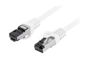 Nettverkskabel - Lanberg patch cable - 50 cm - white - Hvit - 0.5m - PCF8-10CU-0050-W