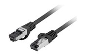 Nettverkskabel - Lanberg patch cable - 1 m - black - Svart - 1m - PCF8-10CU-0100-BK