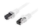 Nettverkskabel - Lanberg patch cable - 2 m - white - Hvit - 2m - PCF8-10CU-0200-W