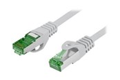 Nettverkskabel - Lanberg PCF7-10CU - patch cable - 1 m - grey - Grå - 1m - PCF7-10CU-0100-S